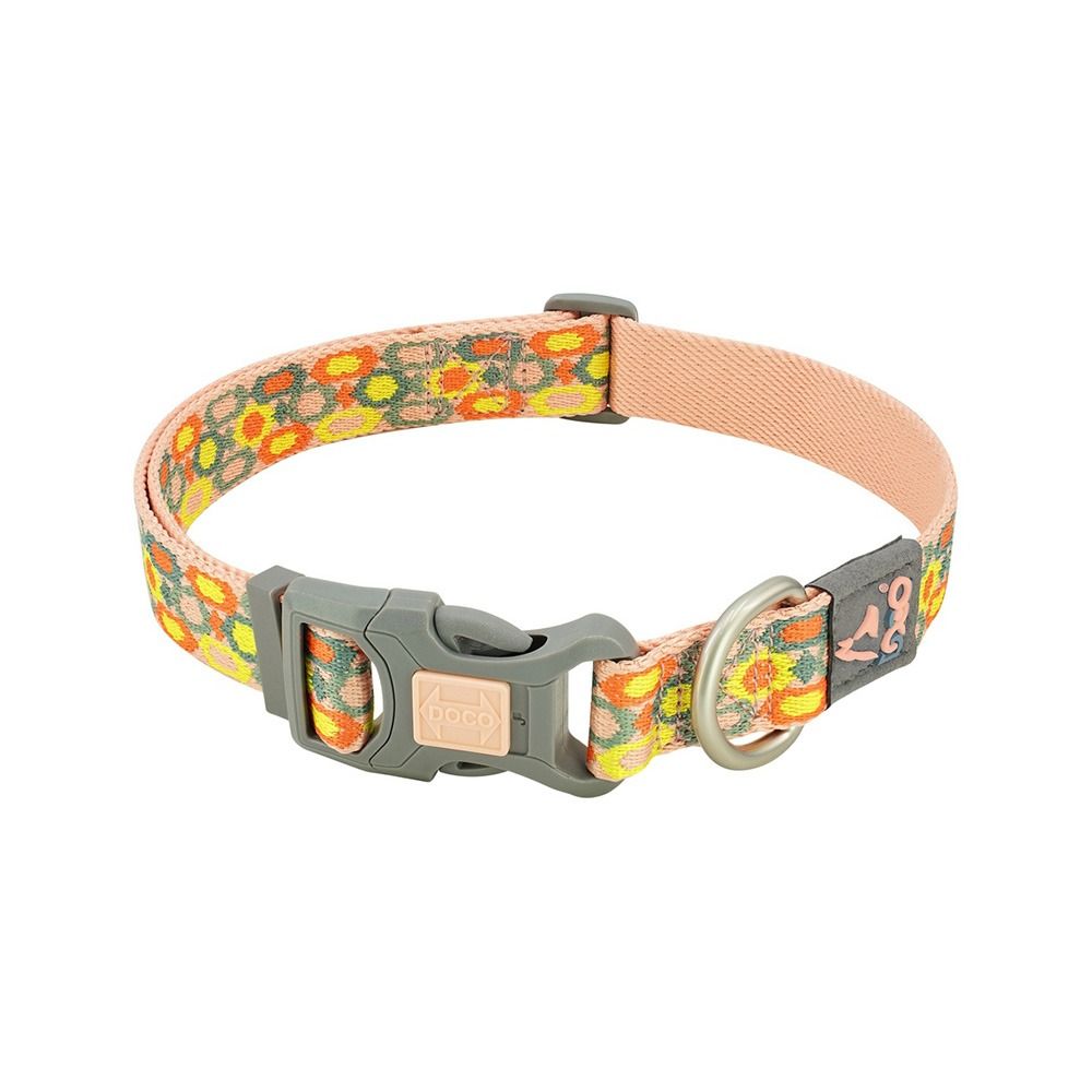 Doco Loco Jacquard Weave Dog Collar - Medium
