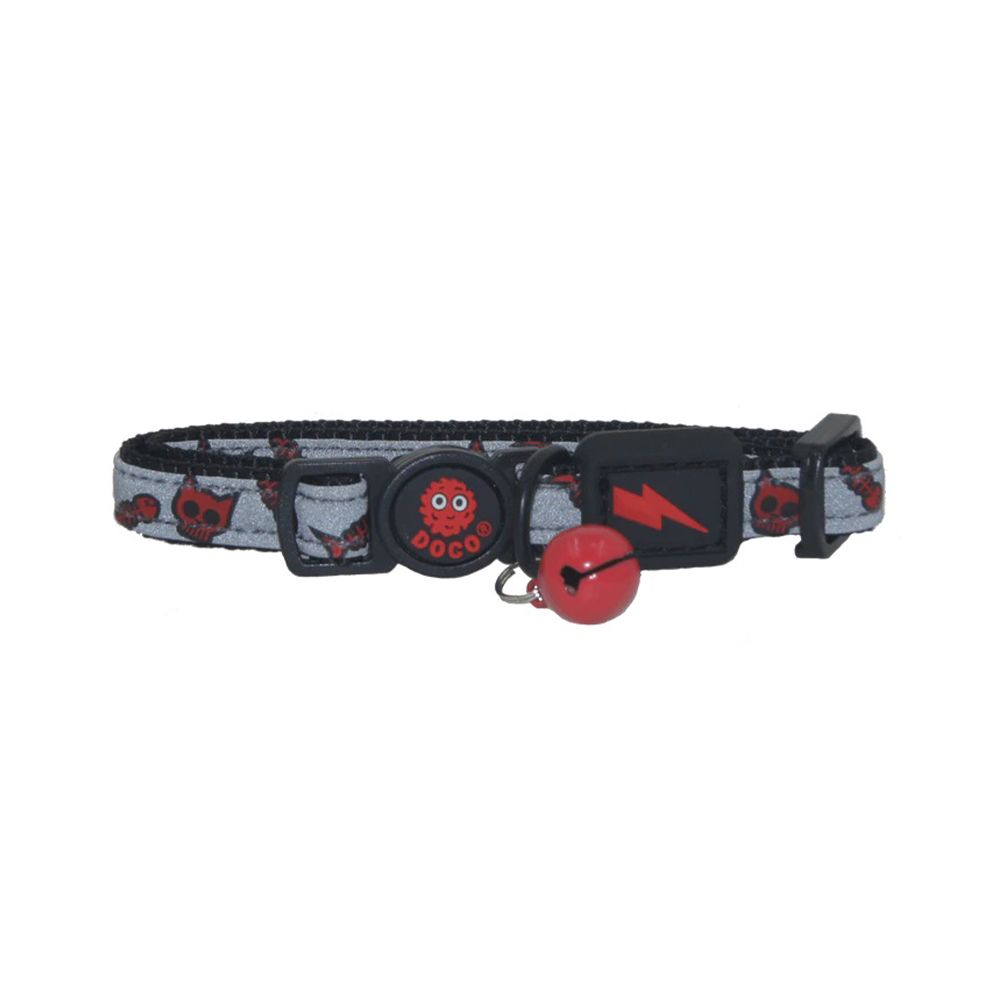 Doco Loco Reflective Cat Collar with Safety Buckle