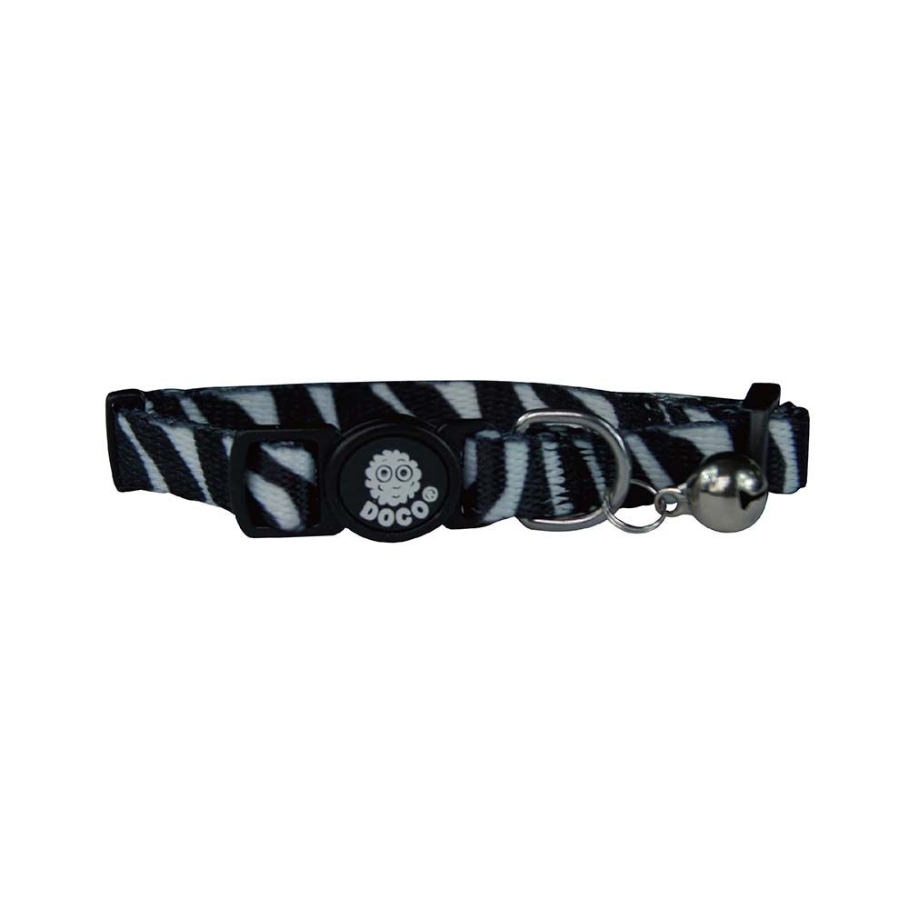 Doco Zebra Pattern Printed Cat Collar