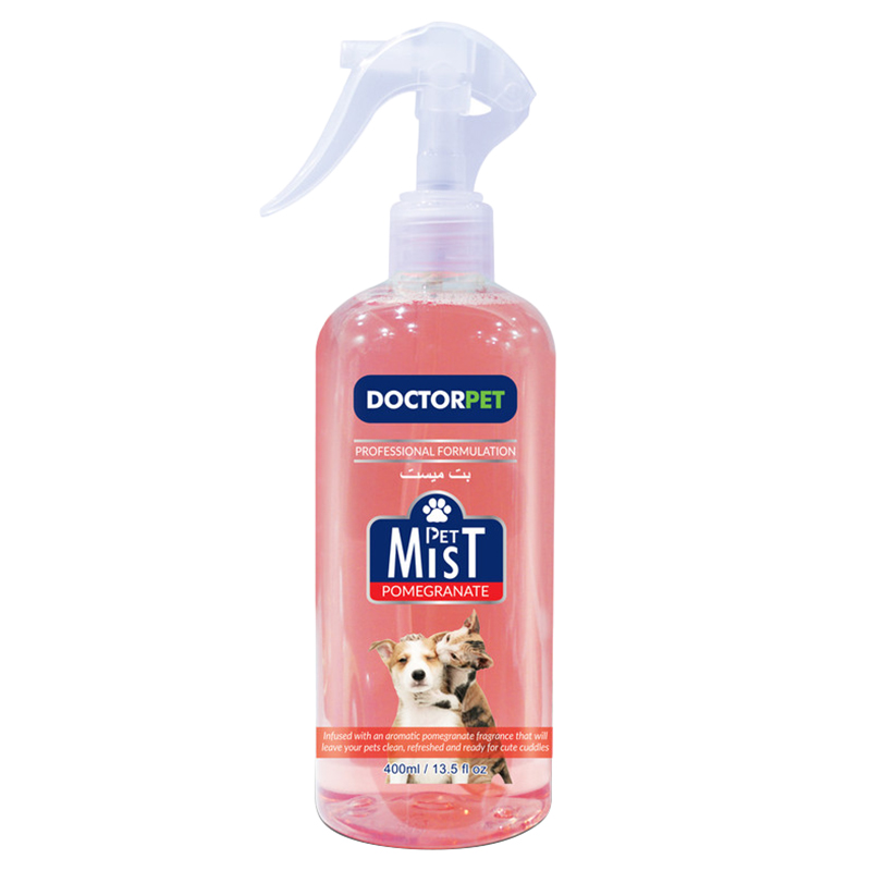 Doctor Pet Mist Cologne for Cats & Dogs 400ml – Pomegranate Fragrance