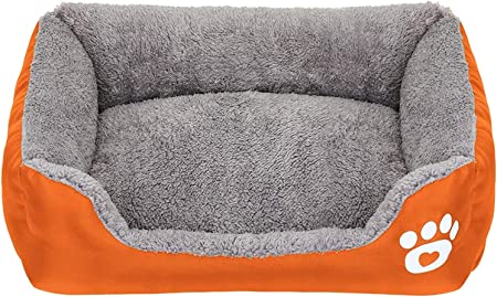 Super Soft Dog Bed Pet Cat Bed High Quality Bedding Orange
