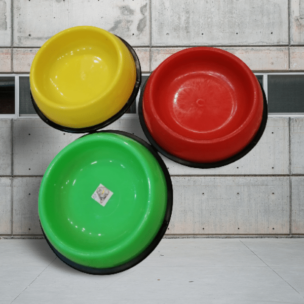 Cat Simple Round Bowl | Plastic, Small, Medium, Large Sizes