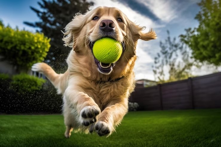 Puppy Playing Ball