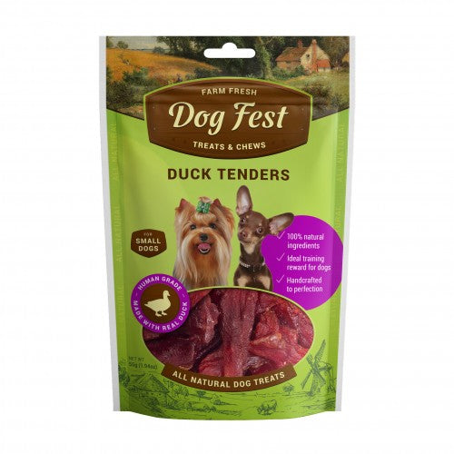 Dog Fest - Duck Tenders For Mini-Dogs - 55G (1.94Oz)