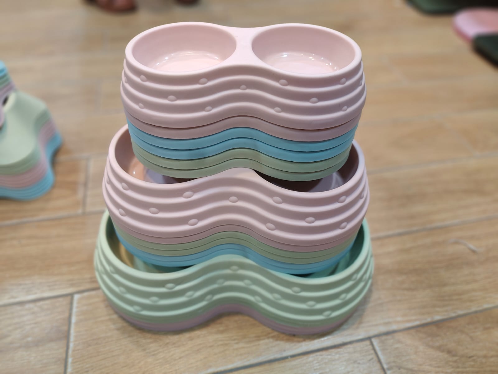 Double Face Cat Food Bowl