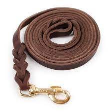 Pure Leather Leash For Dogs – 5 Feet Length