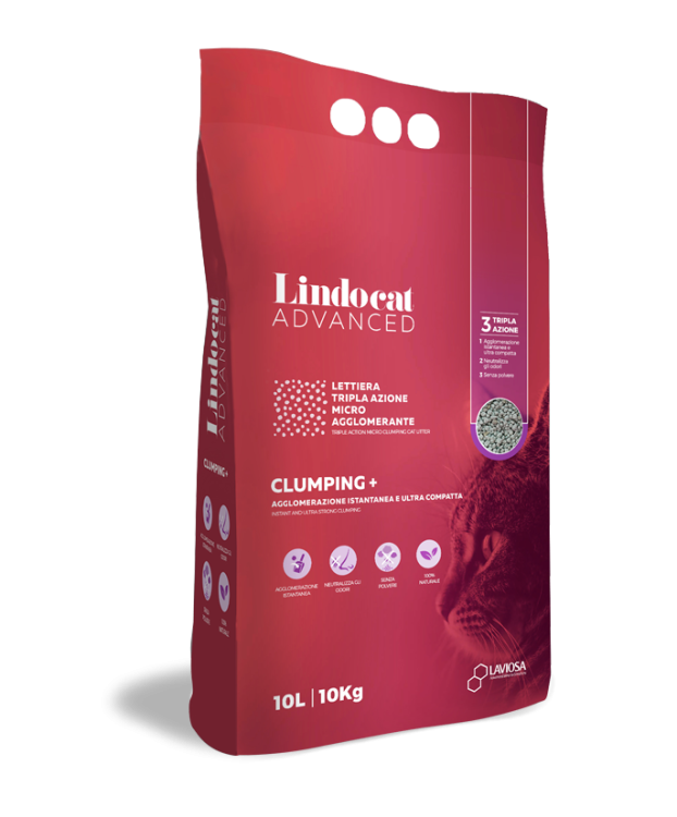 Lindocat Natural Bentonite Lindocat Advanced Clumping + (Fragrance-free)- 10 L