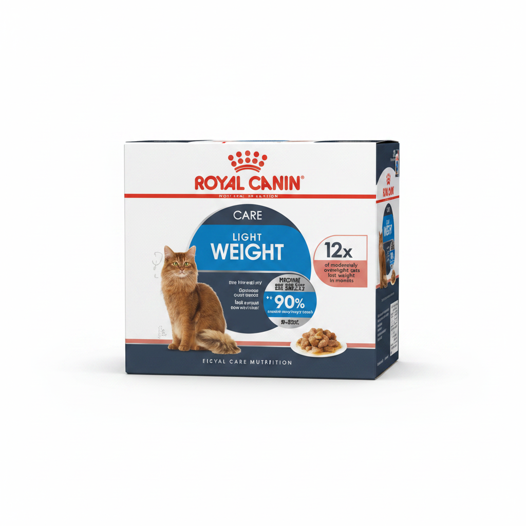 Royal Canin Feline Care Nutrition Light Weight Care Gravy (Wet Food - Pouches) 12 x 85 g