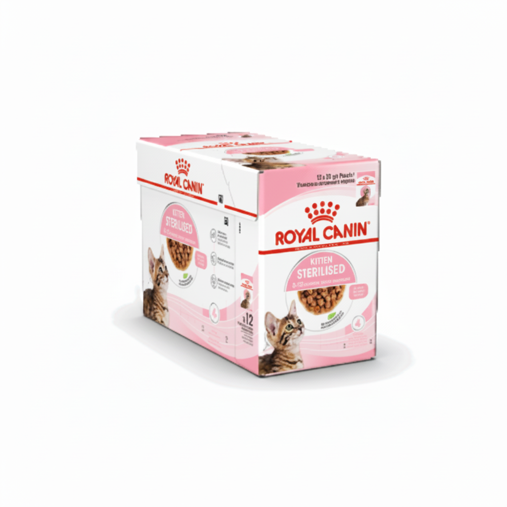Royal Canin Feline Health Nutrition Kitten Sterilised Gravy (Wet Food - Pouches) 12 x 85 g