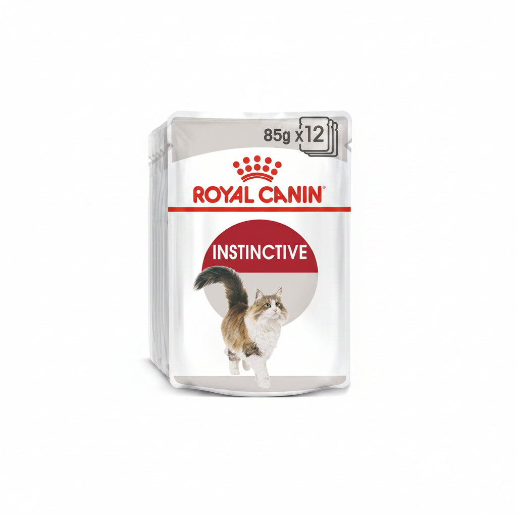 Royal Canin Feline Health Nutrition Instinctive Adult Cats Jelly (Wet Food - Pouches) 12 x 85 g