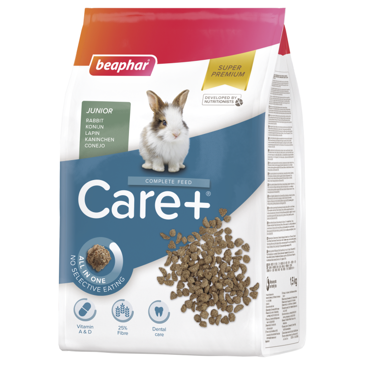 Beaphar Care+ Rabbit Junior Food - 1.5kg