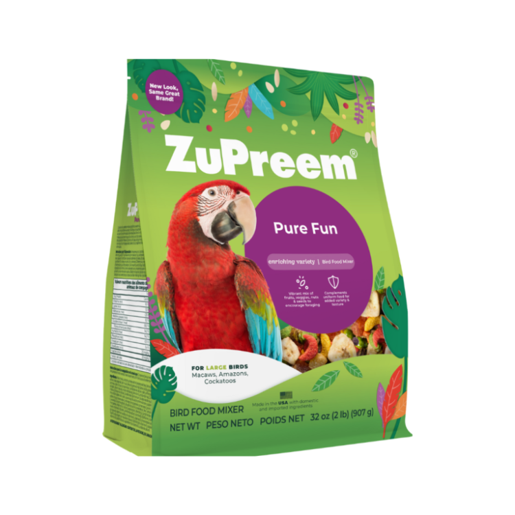 Zupreem Pure Fun Large Parrots - 910g
