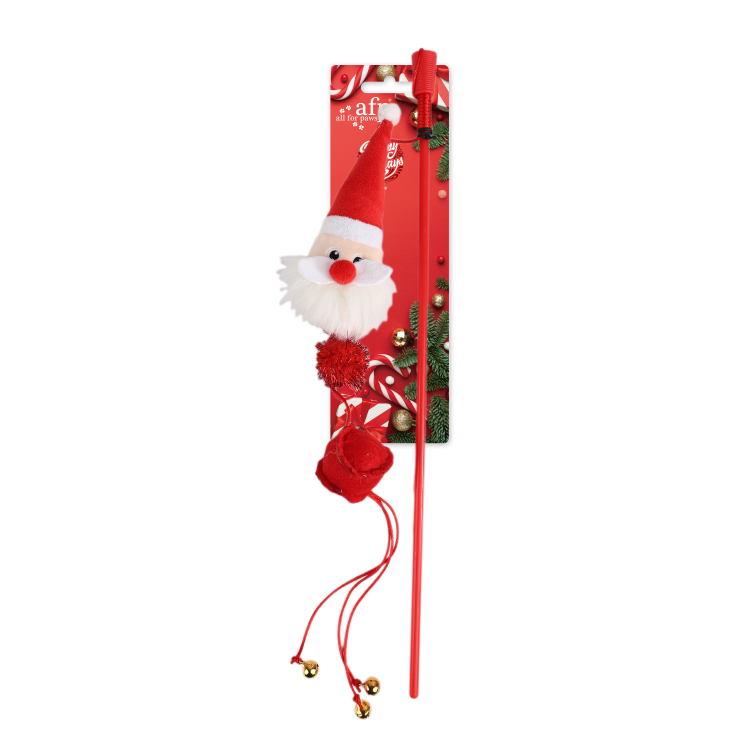 All For Paws Santa Cat Wand