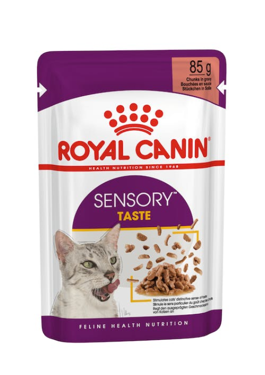Royal Canin Feline Health Nutrition Sensory Taste Gravy (Cat Wet Food - Pouches)