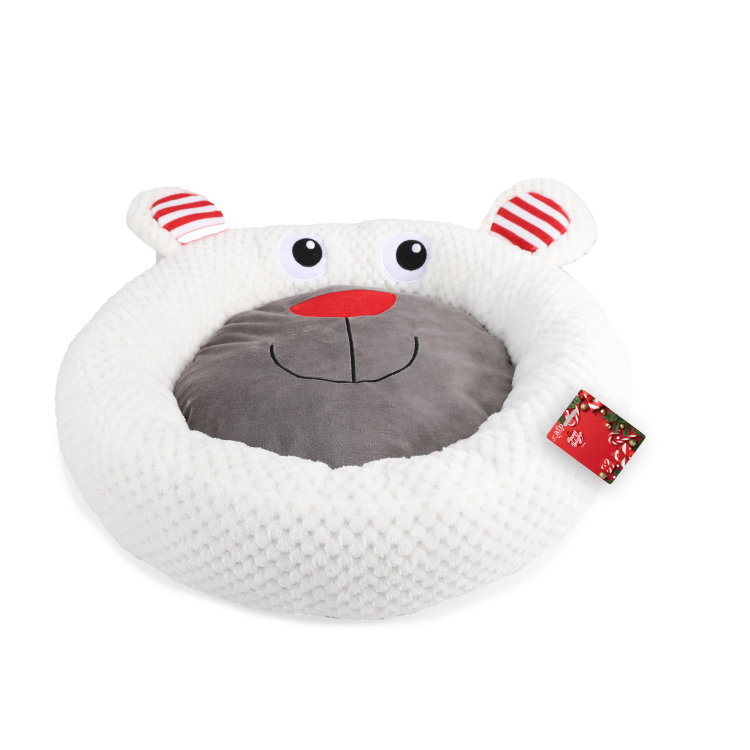 All For Paws Merry Comfortable Bed - Polar Bear