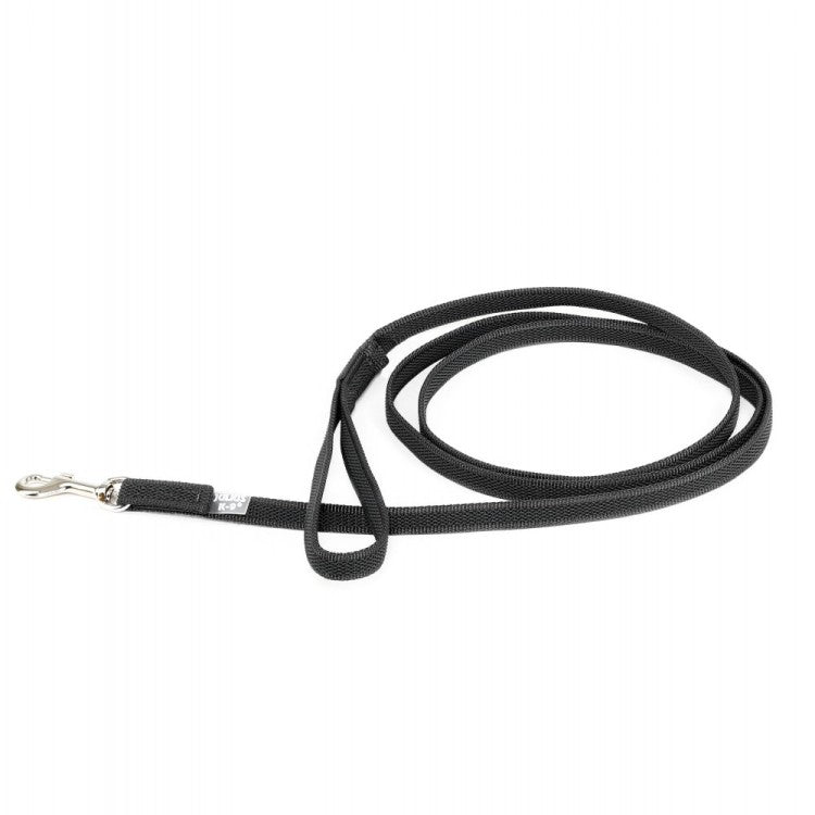 Color & Gray with handle leash - Black-Gray Width 1.4 cm & Length 2 meter