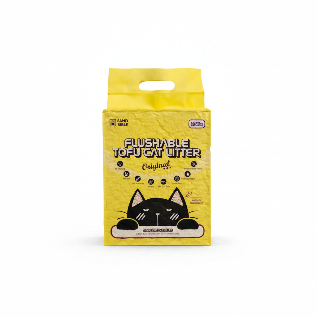 Sand Bible Flushable Tofu Cat Litter Original 7L