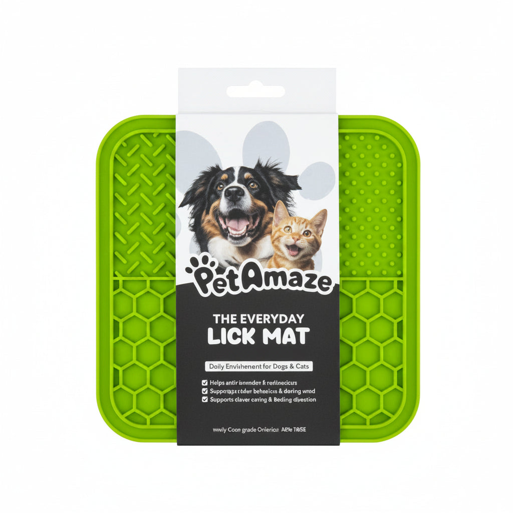 DOCO® Licking Mats for Dogs and Cats LIME GREEN 20x20