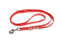 IDC Lumino Adjustable Leash - Red Width 1.9 cm & Length 2.2 Meter