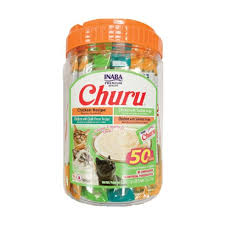 Inaba Churu Creamy Cat Treats with Chicken & Seafood Varieties 50PCS/PK