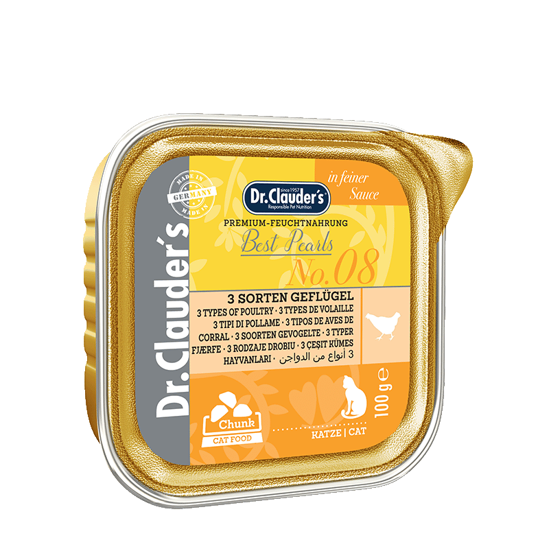 Dr Clauder Cat Terrine 3 Types Of Poultry 100g