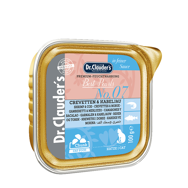 Dr Clauder Cat High Premium Shrimp & Codfish 100g