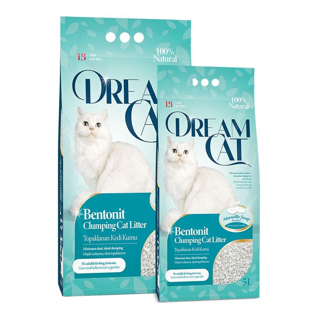 Dream Cat Bentonite Marseille Soap Scented Clumping Cat Litter