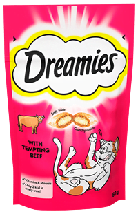 Dreamies Cat Treat Beef