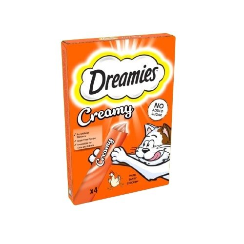 Dreamies Creamy Cat Treats Chicken – 40g