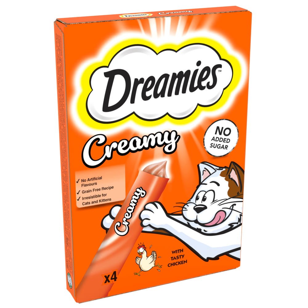 Dreamies Creamy Treats Tasty Chicken