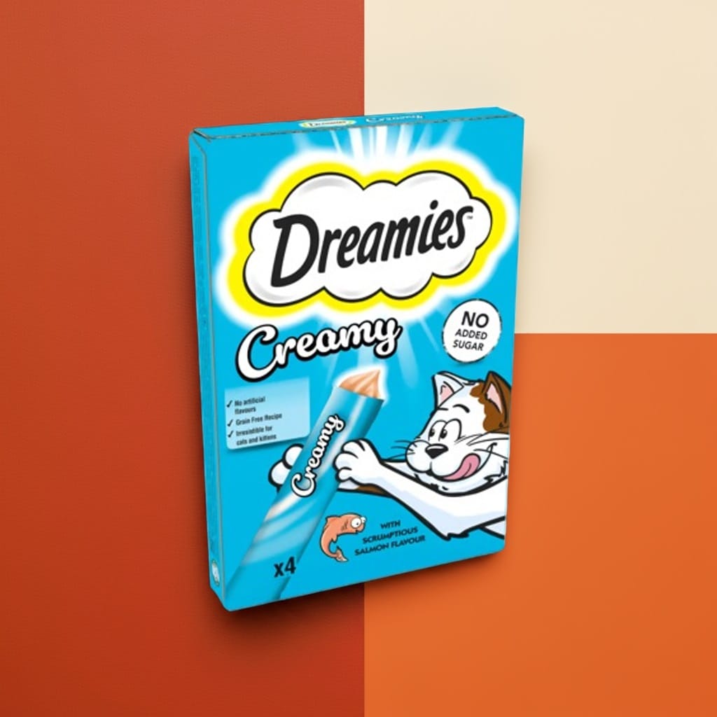 Dreamies Creamy Treats With Salmon