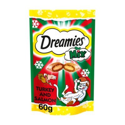 Dreamies Mix Cat Treats Turkey & Salmon