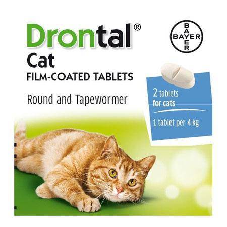 Drontal Tablet for Cats (1 Tablet)