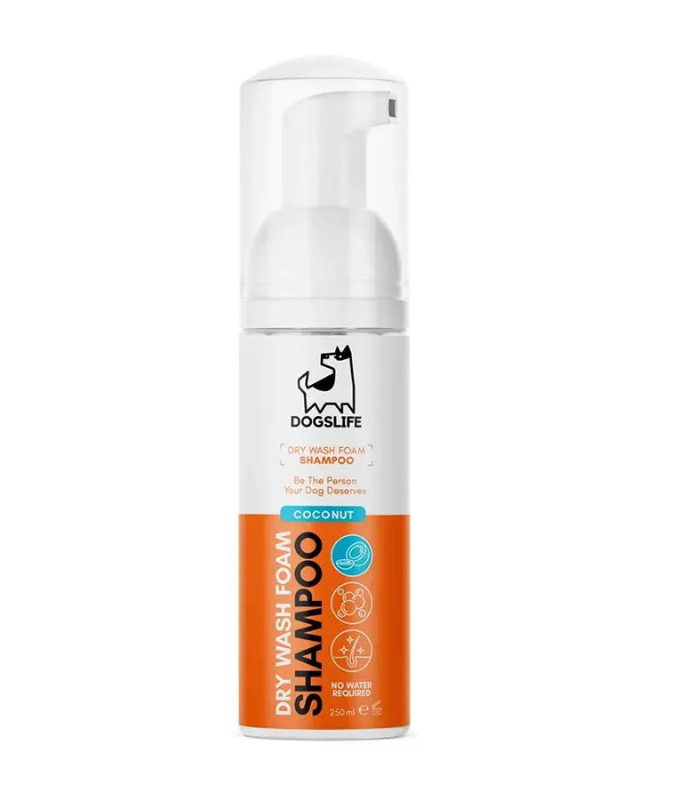 DOGSLIFE DRYWASH COCONUT DOG SHAMPOO 200ML