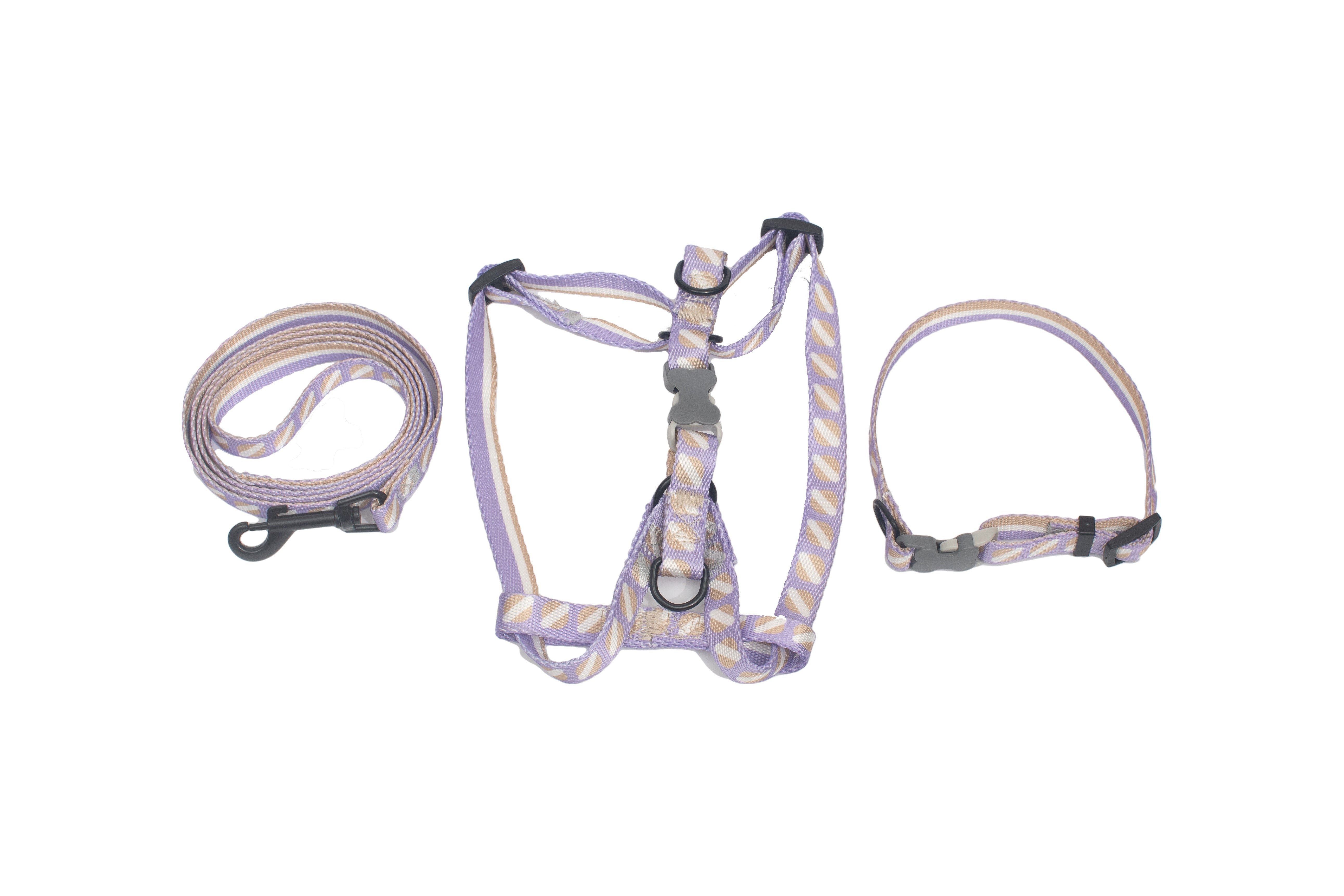 PL - Dog Harness, Collar And Leash Set Medium