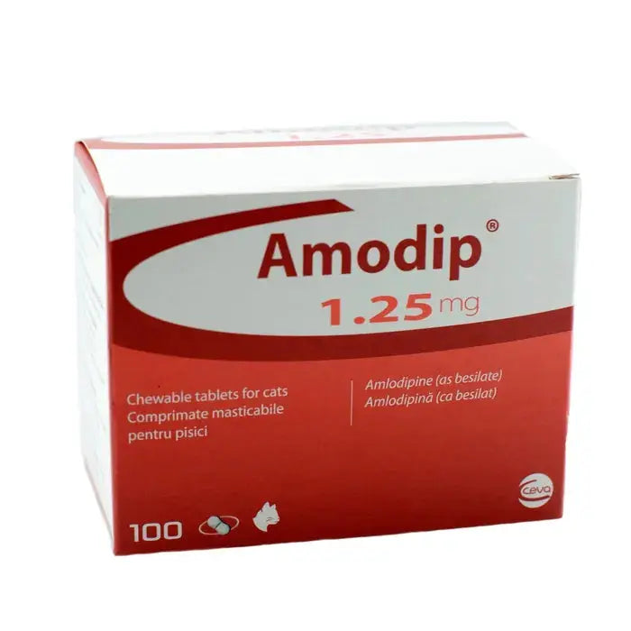 Amodip Chewable Tablets for Cats 1.25mg