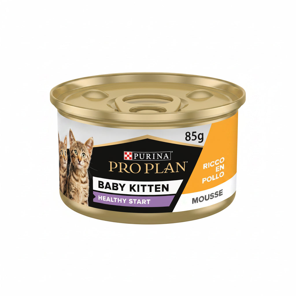 Purina Pro Plan Baby Kitten Mousse Healthy Start, Wet Cat Food, rich in Chicken 85G