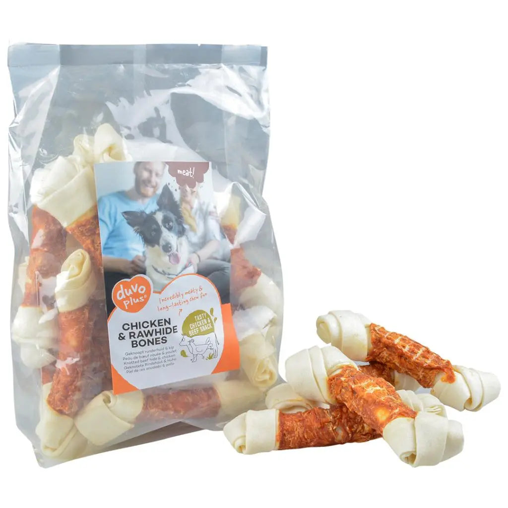 DUVO+ CHICKEN & RAWHIDE SMALL BONES 1000G