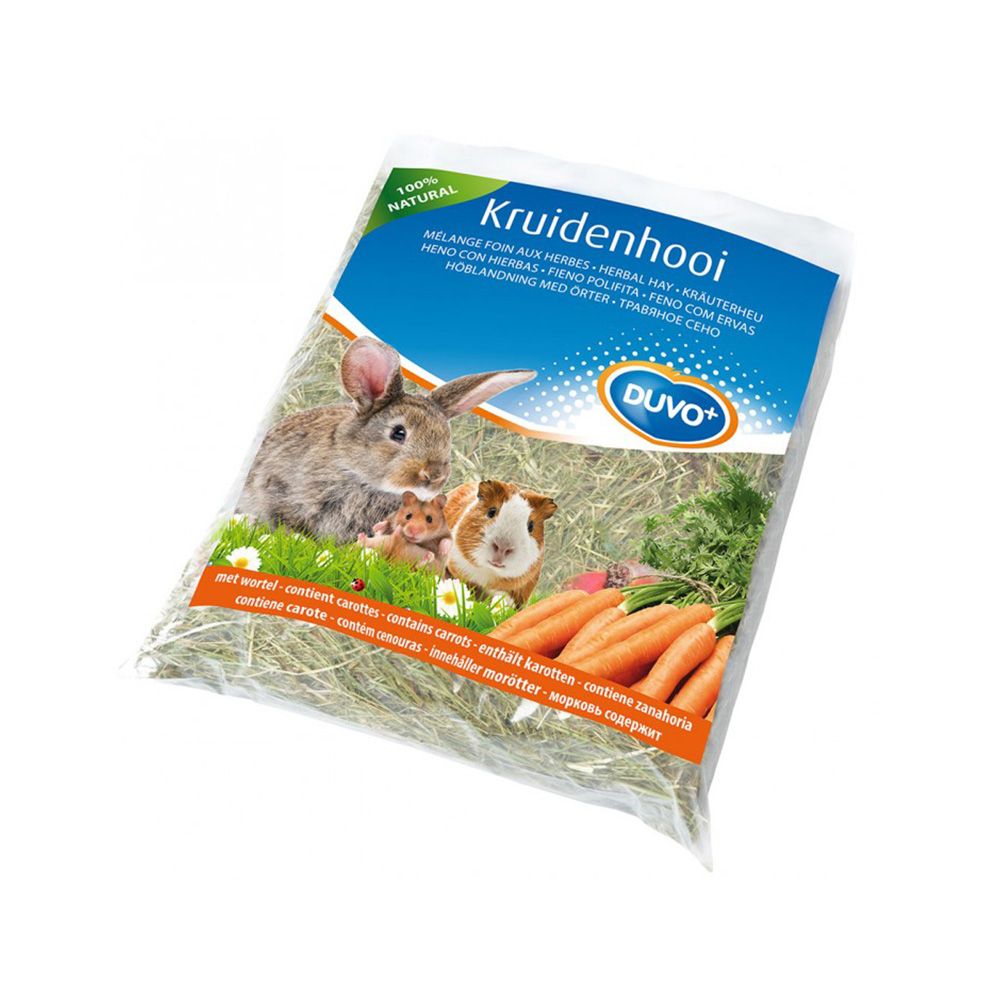 Duvo+ Herbal Hay Carrots for Small Pets - 500 g