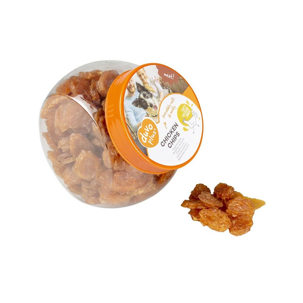 Duvo Plus Meat Chicken Chips Dog Treats - 500 g