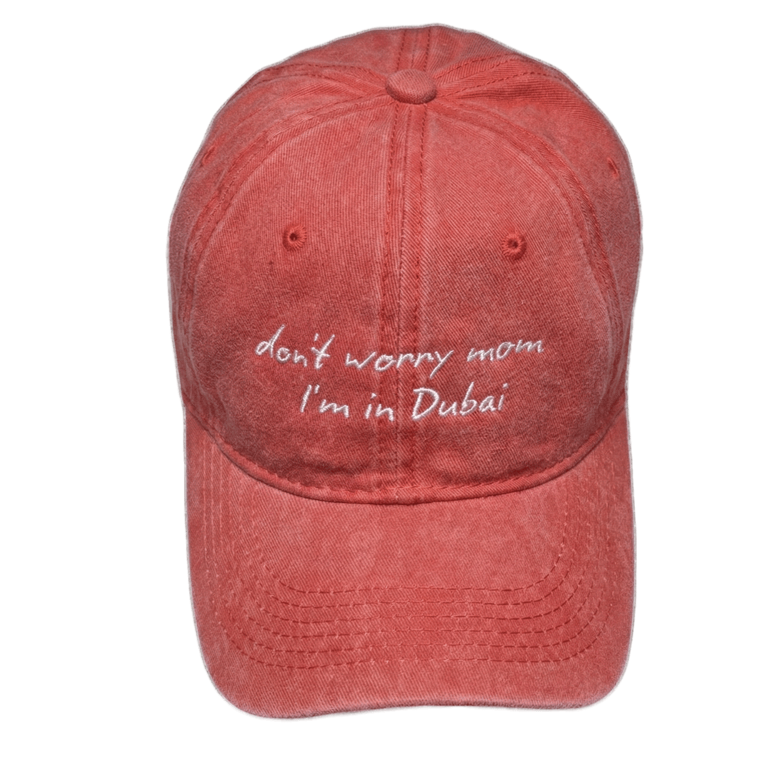 DXB Washed Denim Cap