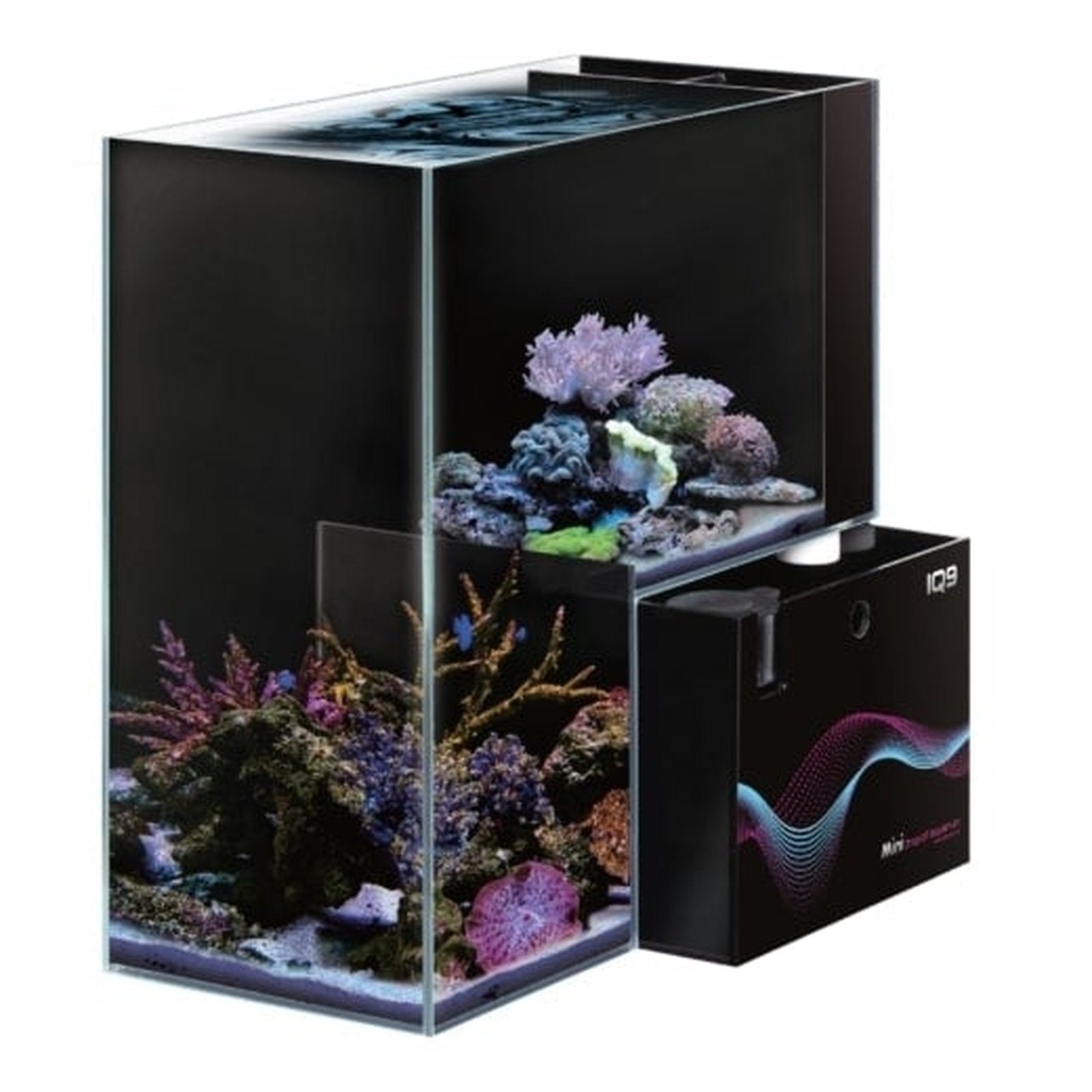 DYMAX IQ9 MINI DROP OFF MARINE AQUARIUM SET
