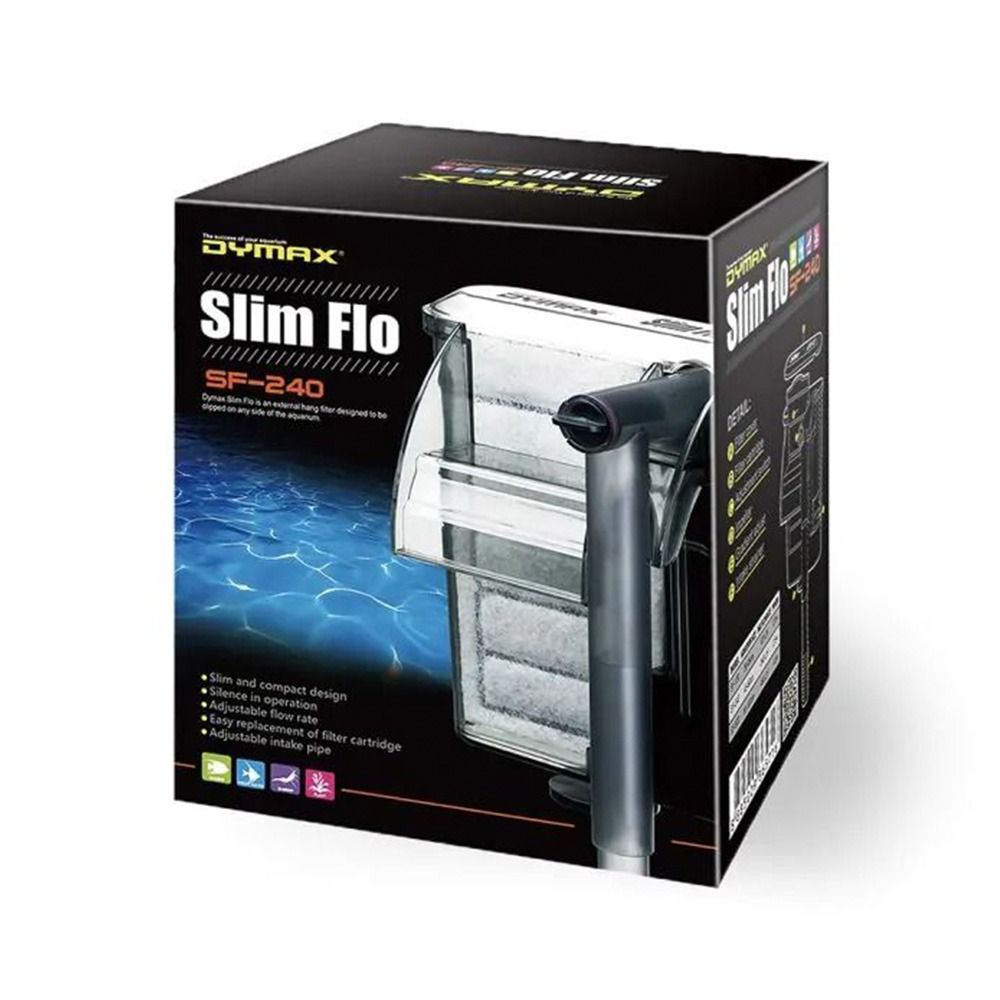 Dymax Slim Flo SF-240 External Hang On Filter
