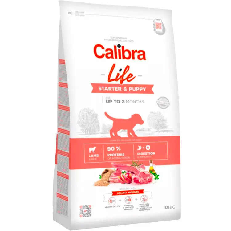 CALIBRA LIFE STARTER & PUPPY LAMB DRY DOG FOOD