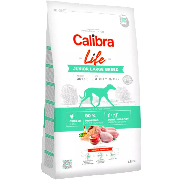 CALIBRA DOG LIFE JUNIOR LARGE BREED DRY DOG FOOD
