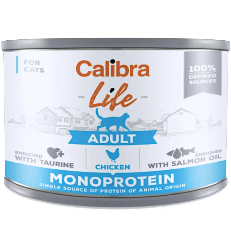 CALIBRA CAT LIFE CAN ADULT WET FOOD 200 GM