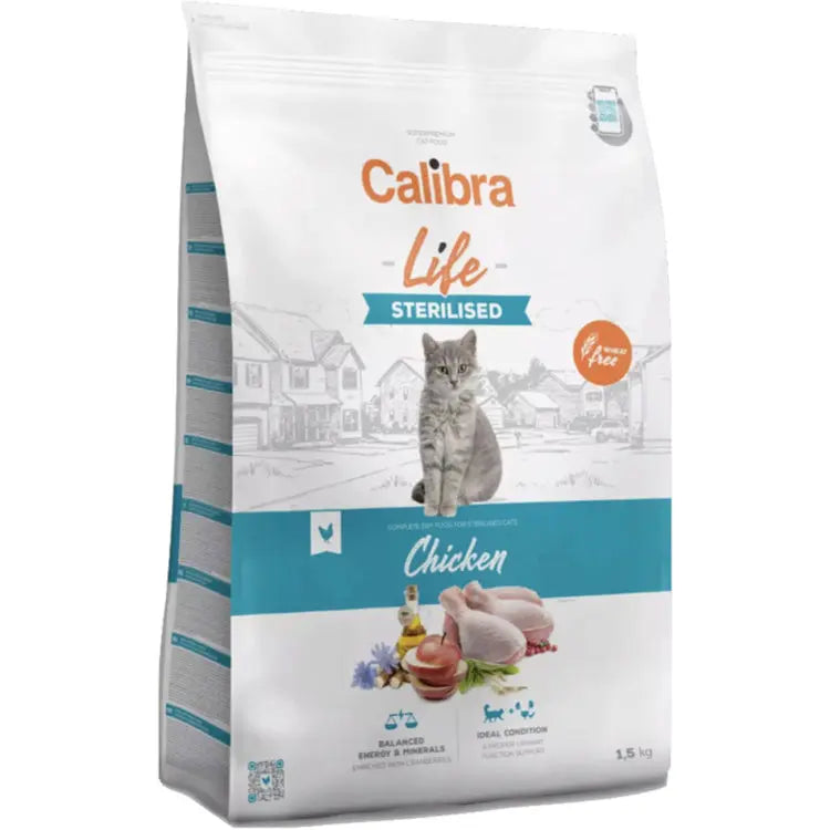 CALIBRA CAT LIFE STERILISED CHICKEN DRY FOOD