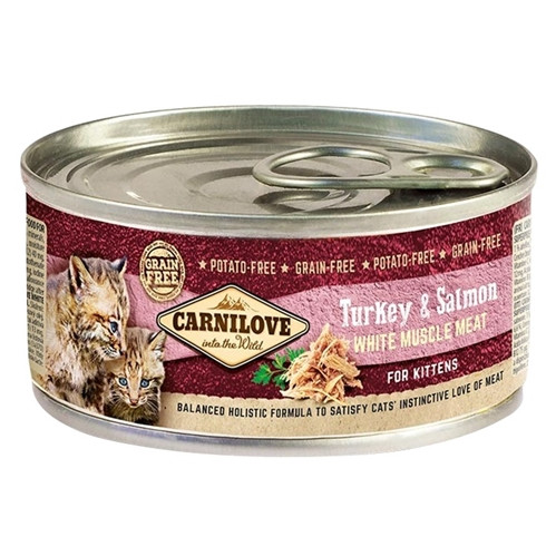 Carnilove Turkey & Salmon for Kittens (Wet Food Cans) 100g