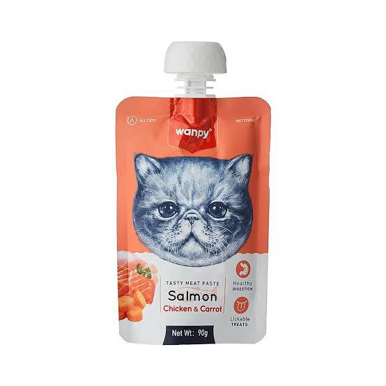 Wanpy Meaty Pate Salmon Chicken Carrot 90gm