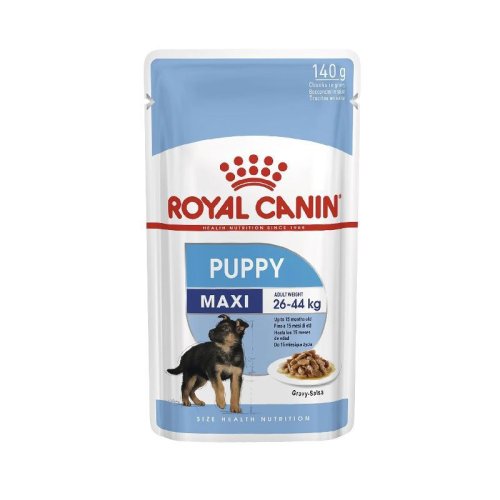 SIZE HEALTH NUTRITION MAXI PUPPY (WET FOOD - POUCHES)1x140g